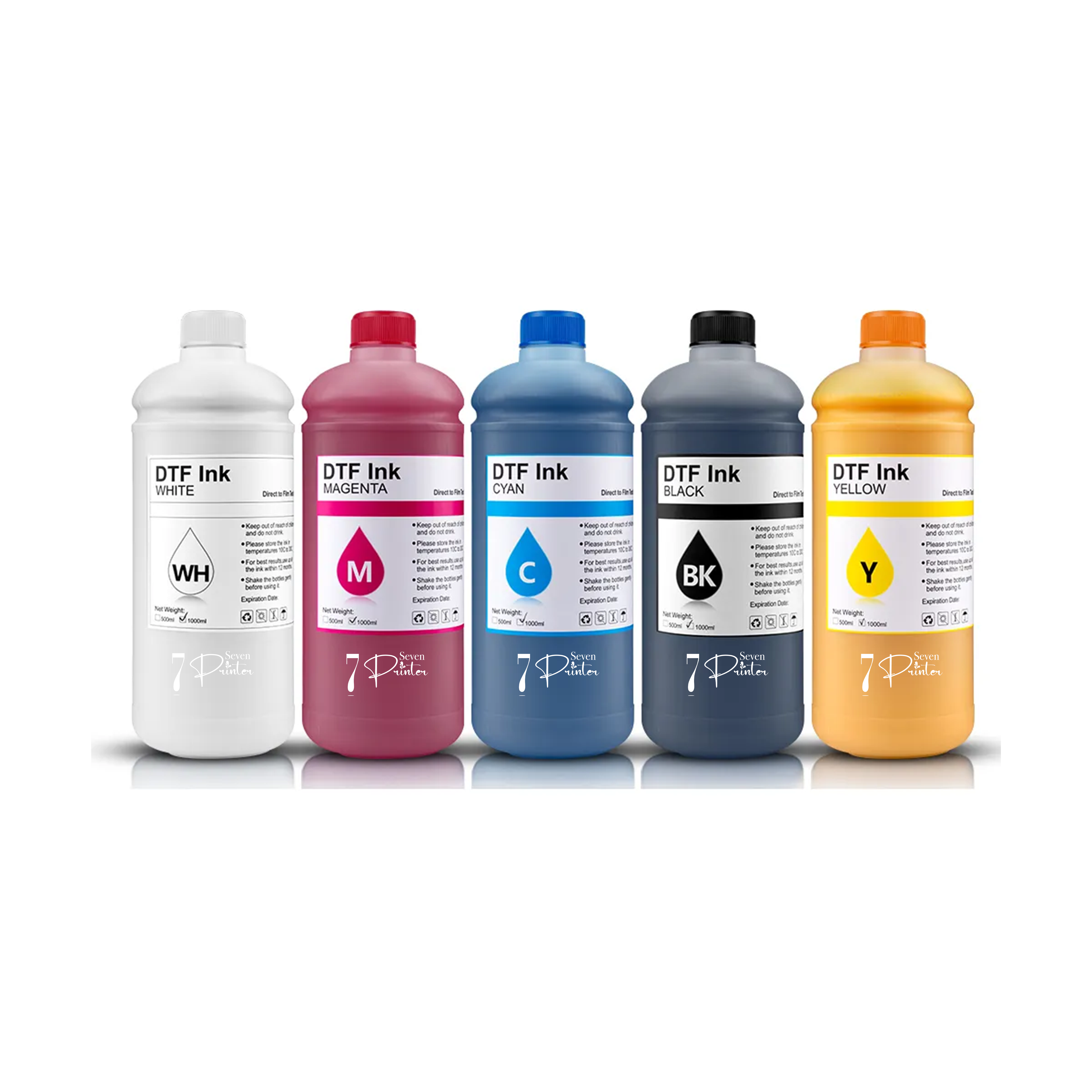 Encre Lot 5 Bouteilles